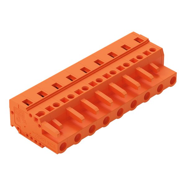 1-conductor female connector CAGE CLAMP® 2.5 mm² orange image 2