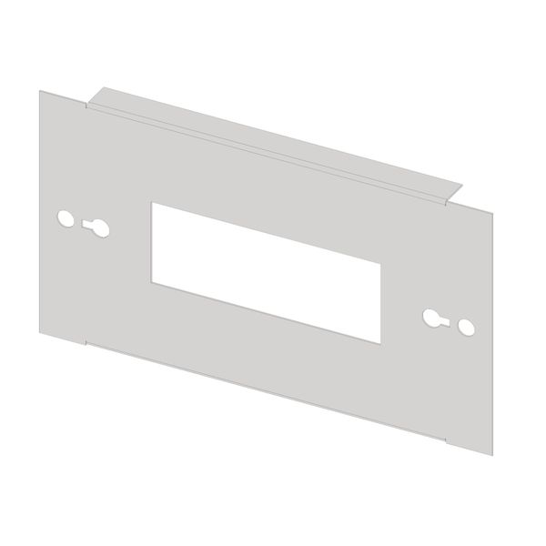 Divided front plate 2G3, 1 piece, sheet steel, 7MW image 1