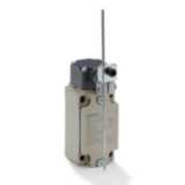 Limit switch, D4B, M20, DPDB 2-NC (slow-action), adjustable rod lever image 1