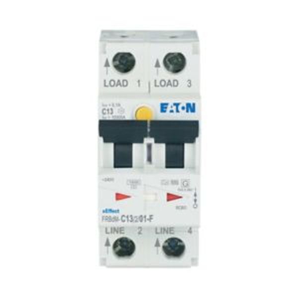 Digital RCD/MCB combination, 13 A, 100 mA, MCB trip characteristic: C, 2p, RCD trip characteristic: F image 4