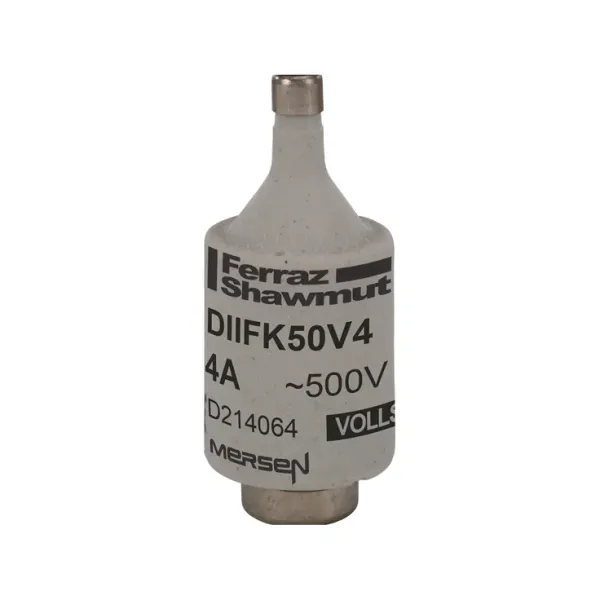 DIN D Fuse-link gG/Flink Size DII 500VAC 500VDC 4A Brown image 2