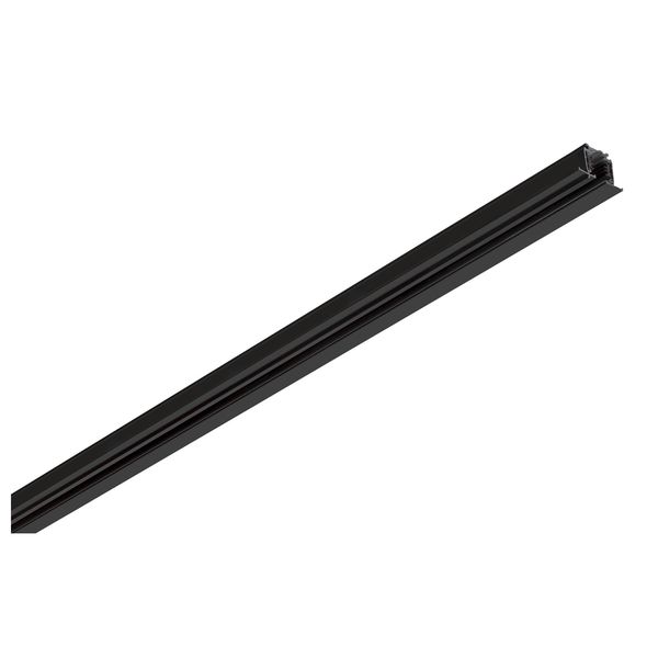 S-TRACK 3-phase mounting track, high-voltage track, 1m, black, DALI image 1