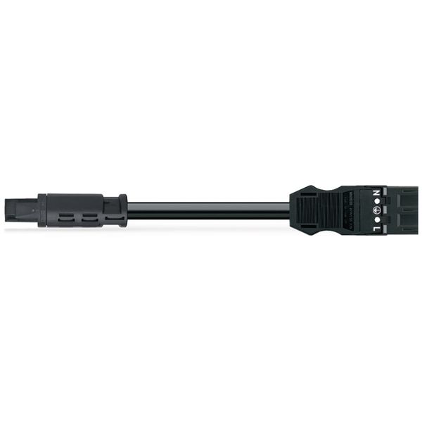 pre-assembled adapter cable B2ca Socket/plug MIDI black image 1