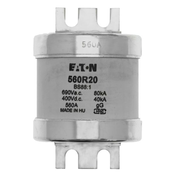 Fuse-link, low voltage, 560 A, AC 660 V, BS88, 74 x 112 mm, gL/gG, BS image 12