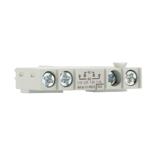 Standard auxiliary contact, 1 N/O, 1 NC, Can be fitted to the front, Screw terminals image 10