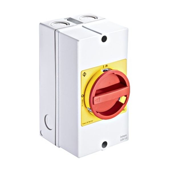 Repair switch emergency off, enclosed, 3-pole, 32A, 11kW image 1