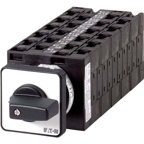 Step switches, T3, 32 A, flush mounting, 1 contact unit(s), Contacts: 21, 45 °, maintained, Without 0 (Off) position, 1-7, Design number 15021 image 2