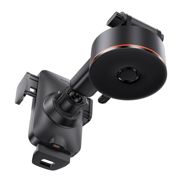 Car Suction Mount for 4.7-7.5" Smarhphones with Wireless Charging 15W, IR Sensor image 4