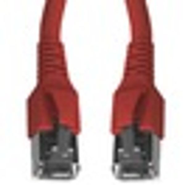 Patchcord RJ45 shielded Cat.6a 10GB, LS0H, red,     3.0m image 5