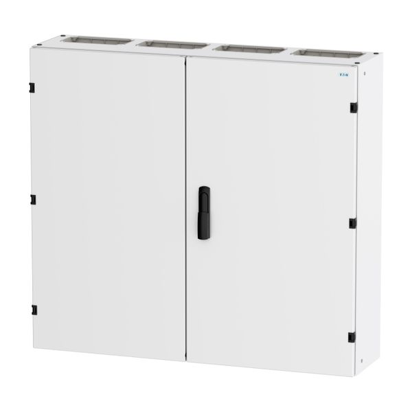Wall-mounted enclosure EMC2 empty, IP55, protection class II, HxWxD=950x1050x270mm, white (RAL 9016) image 3