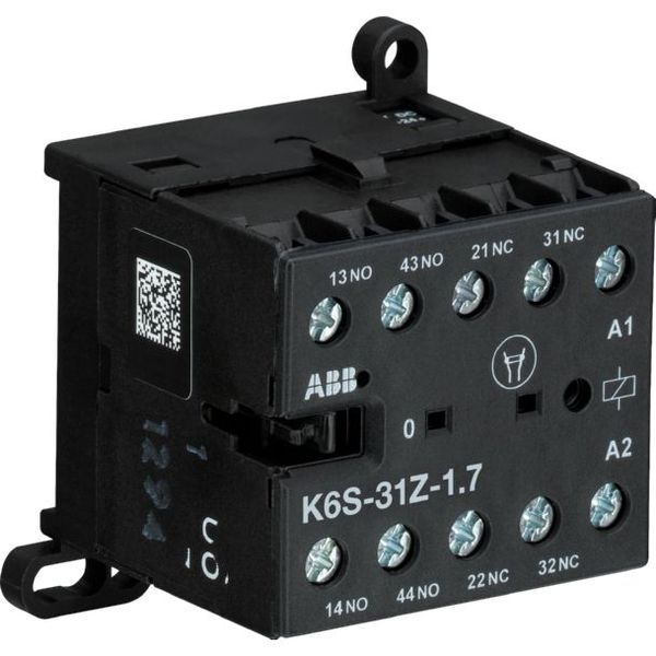 K6S-31Z-1.7-71 Mini Contactor Relay 24VDC, 1.7W image 1
