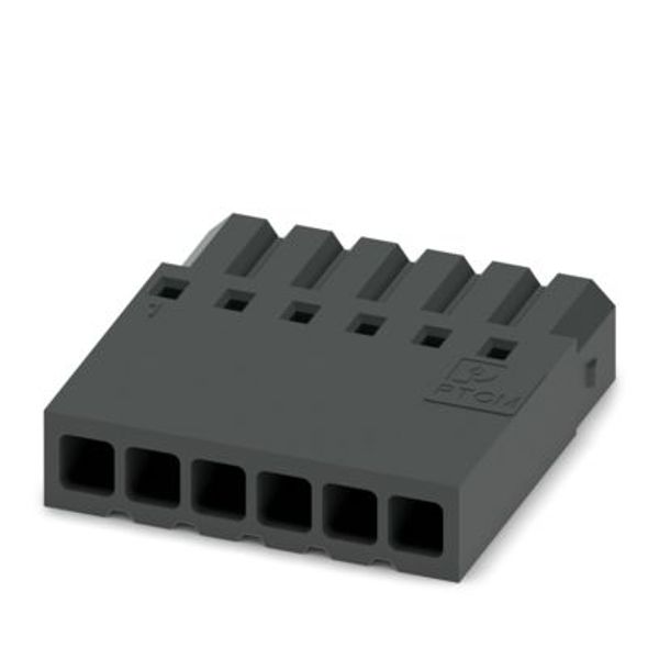 PTCM 0,5/ 6-P-2,5 BK - Printed-circuit board connector image 1