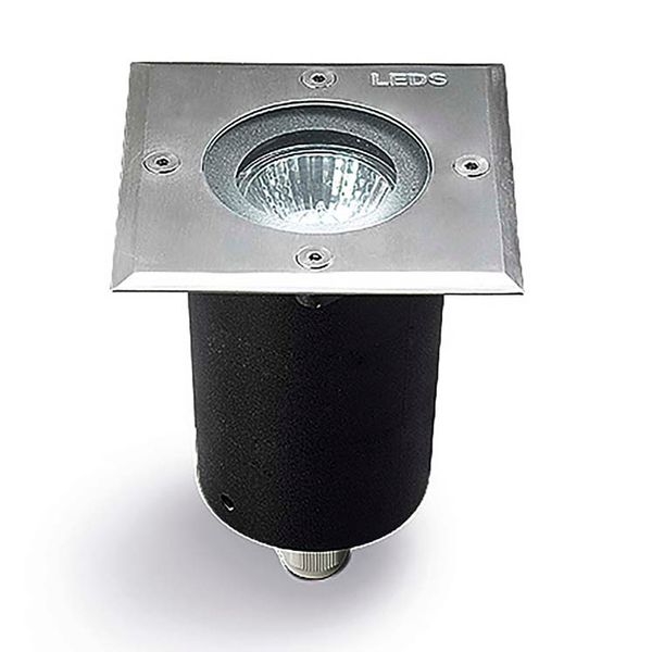 Recessed uplighting IP65-IP67 Gea GU10 Square GU10 50W AISI 316 stainless steel image 1