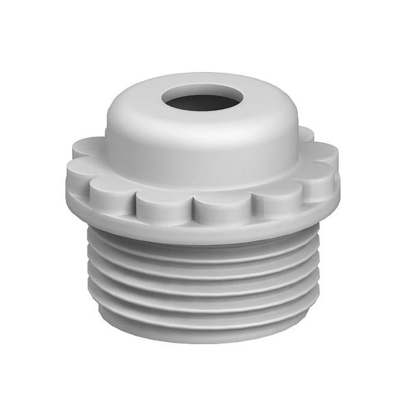 90 M25 OF Screw-in nipple, metric thread, with opening image 1