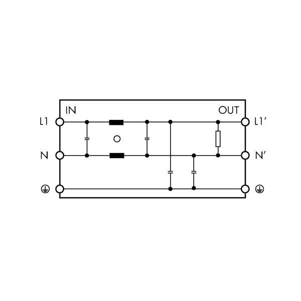 Radio interference suppression filter, 1-phase Radio interference supp image 4