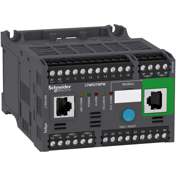 Motor Management, TeSys T, motor controller, Modbus, 6 logic inputs, 3 logic outputs, 1.35 to 27A, 100 to 240 VAC image 4