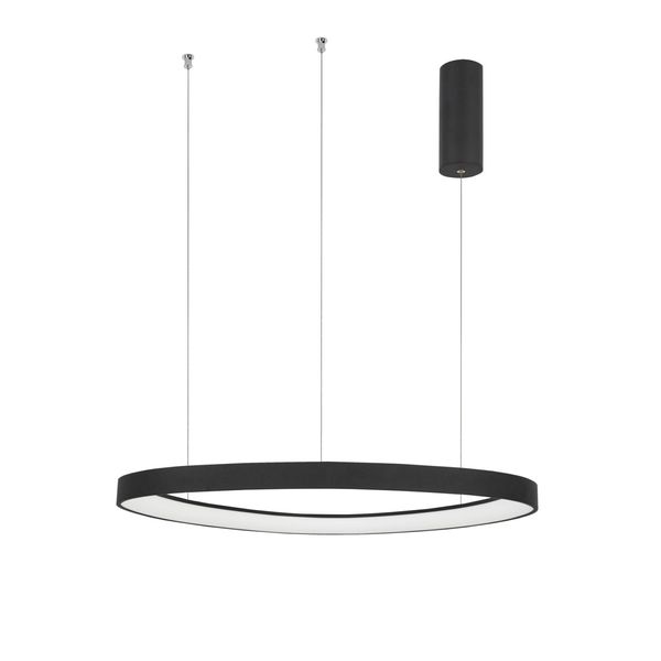 Triac Dimmable Sandy Black Aluminium  &Acrylic  LED 47 Watt 230 Volt   3340Lm 3000K IP20  D: 65 H: 150 cm Adjustable Height image 1