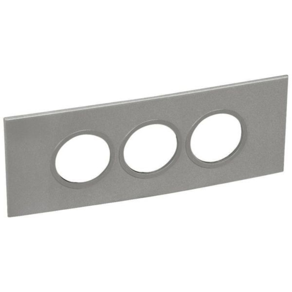 Arteor Surround Plate 6 Module Round Magnesium image 1