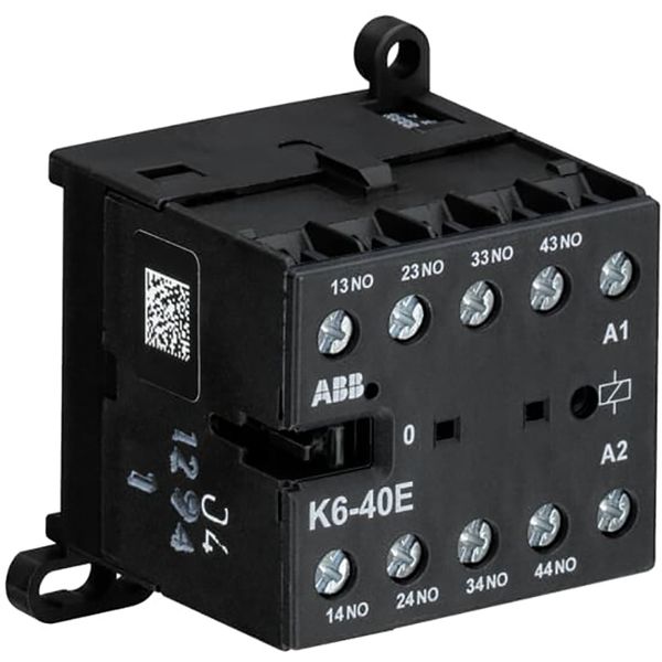 K6-40E-01 Mini Contactor Relay 24V 40-450Hz image 1