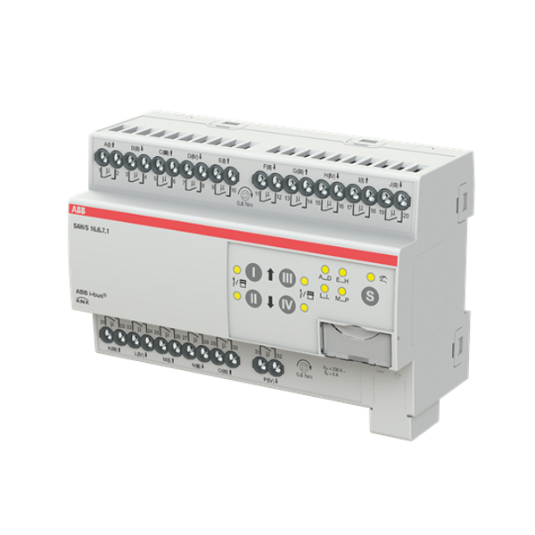 SAH/S24.6.7.1 Switch/Shutter Actuator, 24-fold, 6 A, MDRC image 5