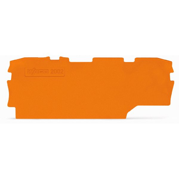 2002-1992 End and intermediate plate; 1 mm thick; orange image 2