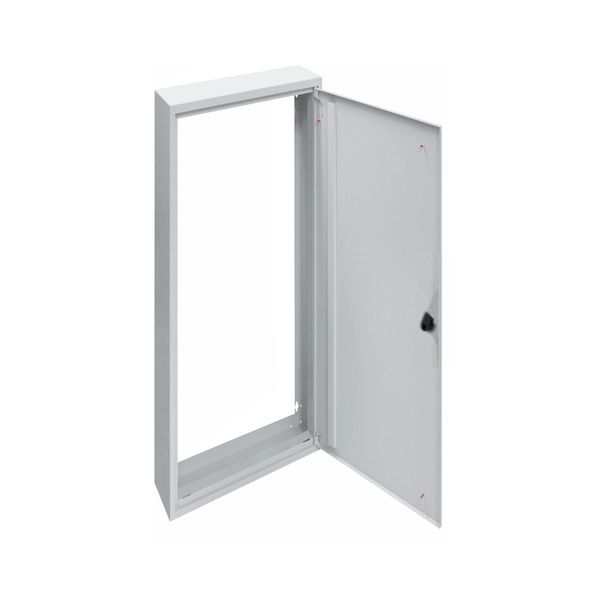 Wall-mounted frame 1A-16 with door, H=830 W=380 D=250 mm image 1