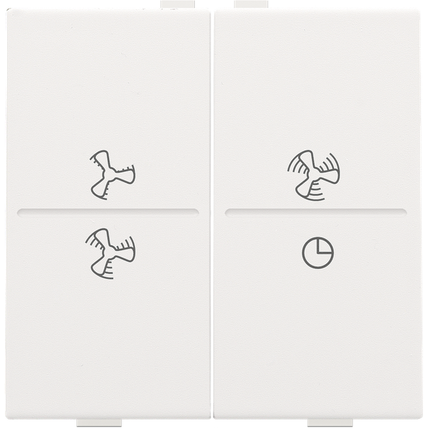 Double key with ventilator symbols 0 to 3 for wireless switch or push image 3