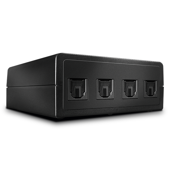 4 Port Automatic Optical Audio Switch Automatic audio switch, switches between 4 active ports image 1