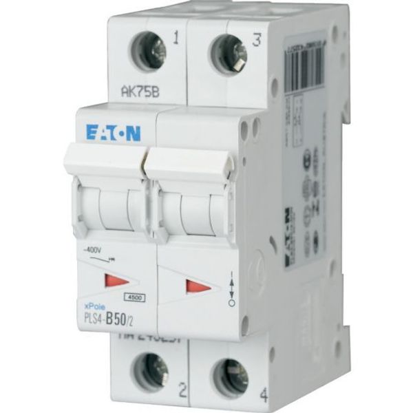 PLS4-B50/2-MW Eaton Moeller series xPole - PLS4 MCB image 1