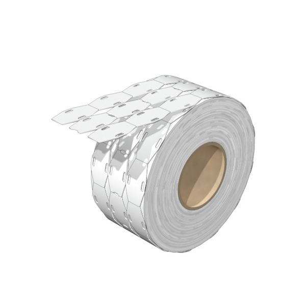 Cable coding system, 7 - , 15 mm, Polyolefine, white image 1