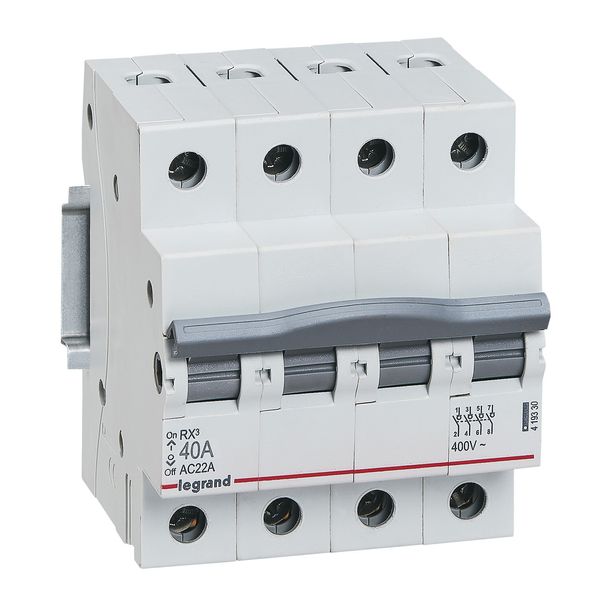 Isolating switch RX³ 4P 40A image 1