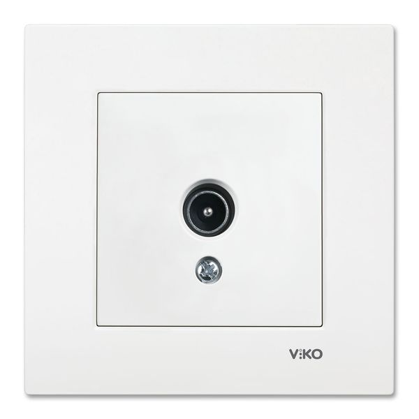 Karre White TV Socket Terminated image 1