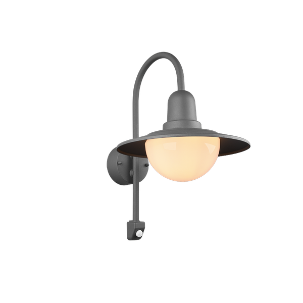 Norman wall lamp E27 anthracite motion sensor image 1