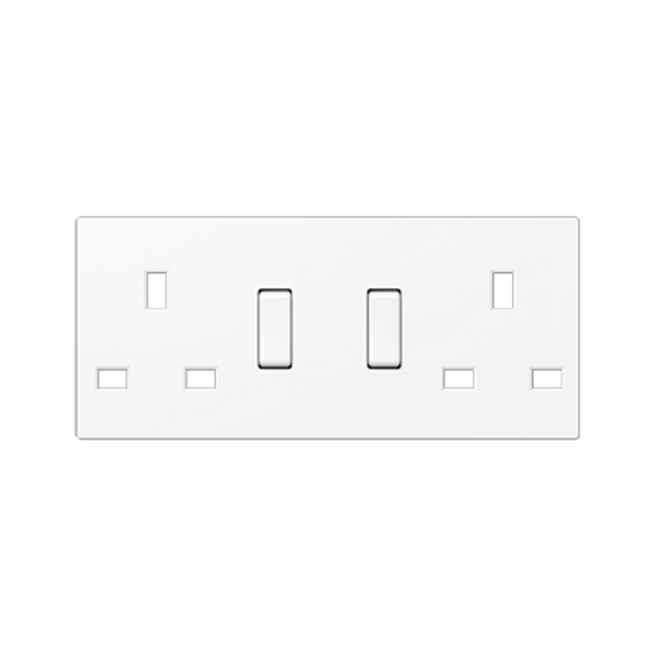 Centre plate 2-gang A2172WWMPL image 1