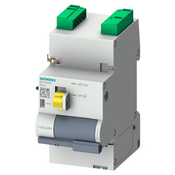 Remote Control Auxiliary with ARD and metering of the insulation resistance; 100-240V AC; 2.5 MW; for MCB, RCCB, RCBO, RC units, ON/OFF switches image 1