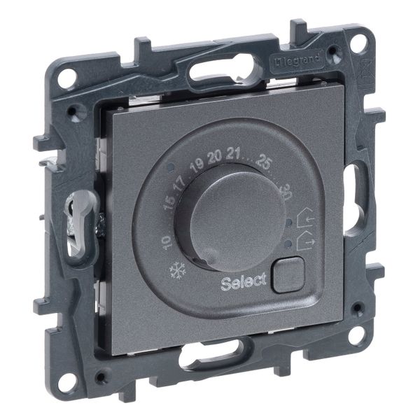 ELECTRONIC ROOM THERMOSTAT MEDIUM GREY image 1