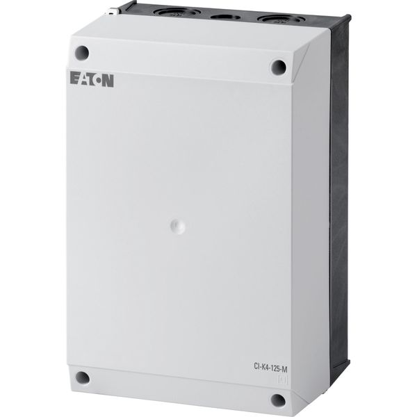 Insulated enclosure, HxWxD=240x160x125mm, +mounting plate image 2