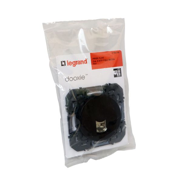 RJ45 socket Dooxie category 6 STP full media black composable image 3