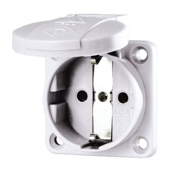 Mennekes Receptacle SCHUKO, 16A2p+E, 230V, IP54 11010 image 1