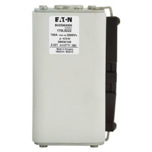 Fuse-link, high speed, 700 A, AC 2000 V, Size 3, 74 x 90 x 143 mm, aR, IEC, single indicator image 4