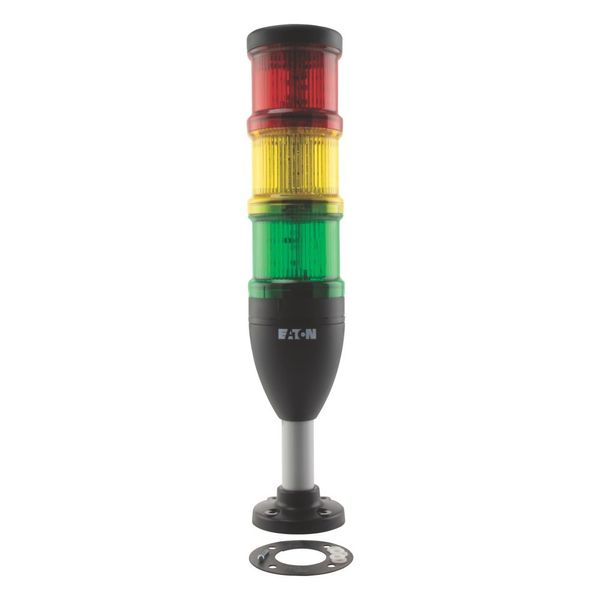 Complete device,red-yellow-green, LED,24 V,including base 100mm image 3