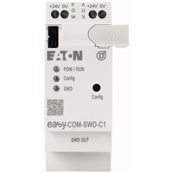 Communication module for connecting the easy control relay as SWD coordinator in SmartWire-DT applications, screw terminal image 1