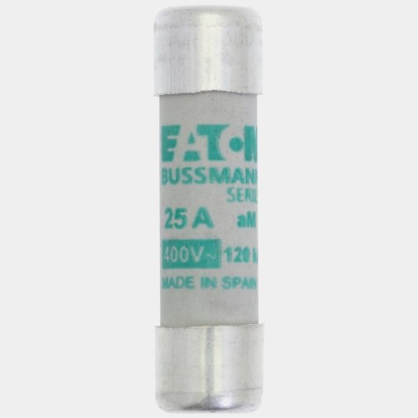 Fuse-link, LV, 25 A, AC 400 V, 10 x 38 mm, aM, IEC image 2