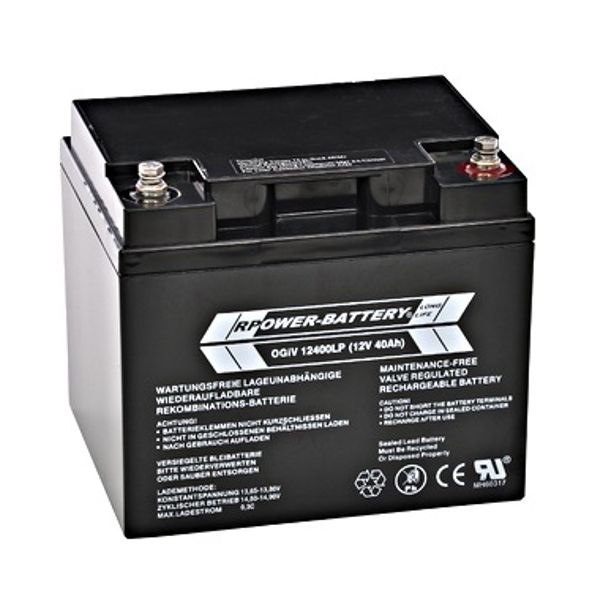 Battery set 216V 18 pcs. longlife OGIV 12V/42Ah (C20) image 1