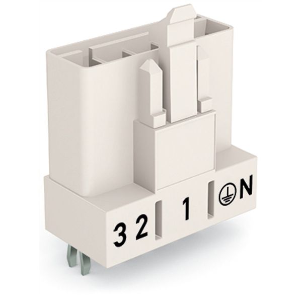 Plug for PCBs straight 5-pole white image 3