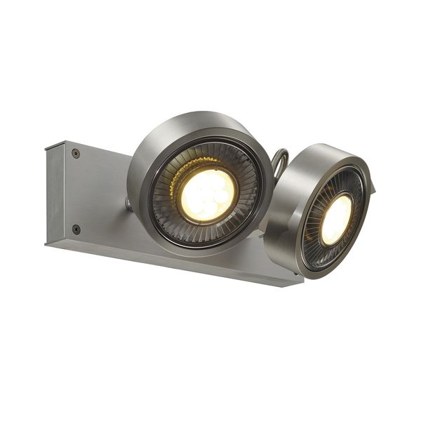 KALU 2 QPAR ceiling light, alu brushed. ES111, max. 2x75W image 4