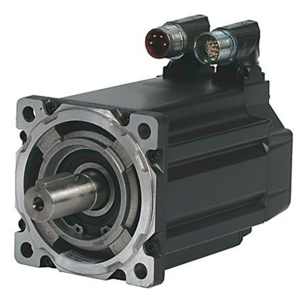 Allen-Bradley MPM-B1152F-MJ74AA Bulletin MPM - Medium-Inertia Servo Motors Product, 460 V, Frame Size 115 = 115 mm (6.50 in.), 2 Magnets Stacks, 3000 RPM, Multi-turn High-resolution Encoder (absolute feedback) image 1