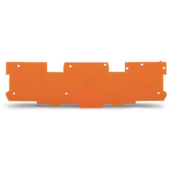 End and intermediate plate 1.1 mm thick orange image 2