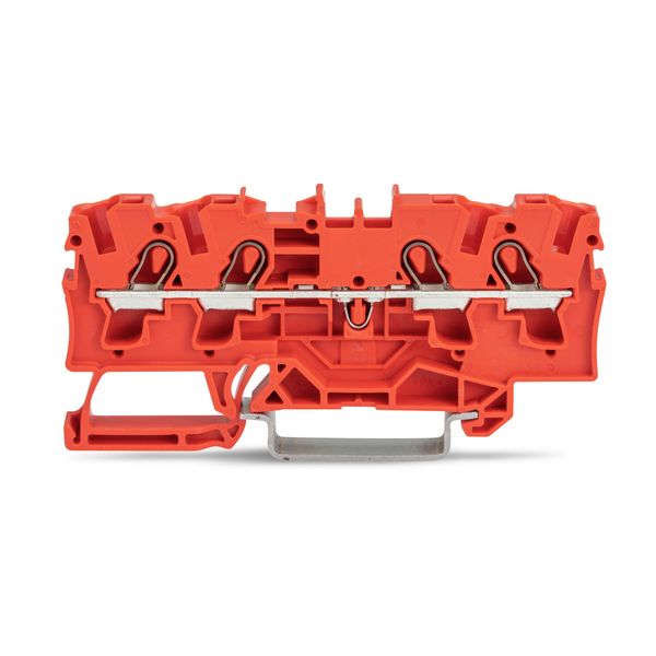 4-conductor through terminal block 4 mm² suitable for Ex e II applicat image 1