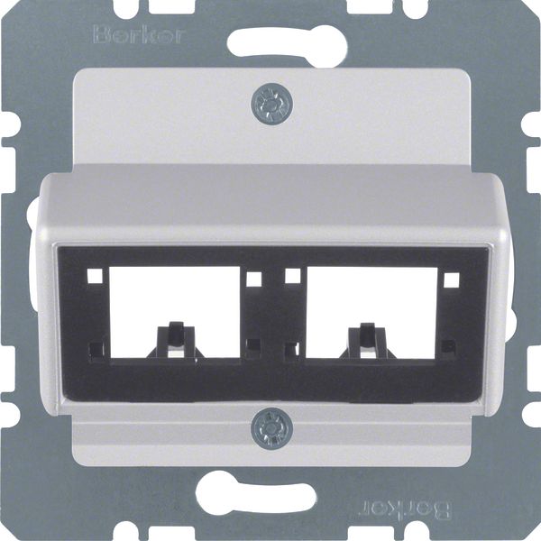 Central plate f. Reichle&De-Massari single modules, com-tech, al. matt image 1